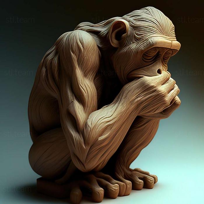 3D модель Monkey Grip Хелен Гарнер 1977 (STL)